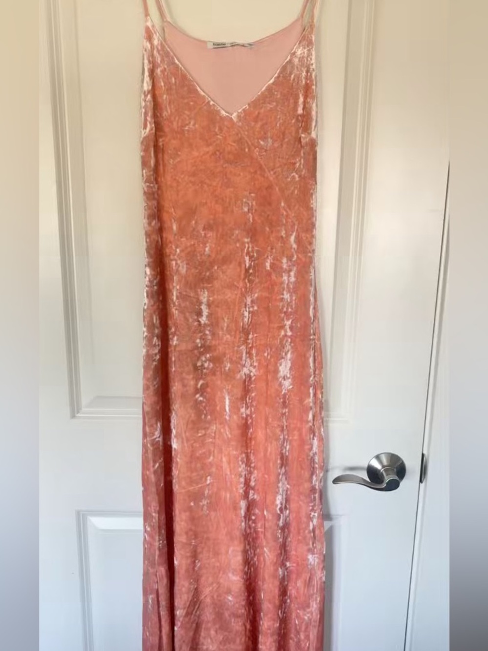 NWT Fraiche By J velvet strappy maxi dress.  Small